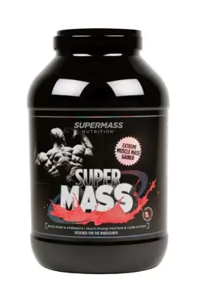 Supermass Nutrition SUPER MASS 4 kg Strawberry-Vanilla Milkshake