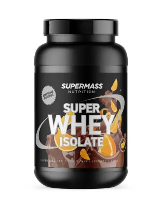 Supermass Nutrition SUPER WHEY ISOLATE, 650&nbsp;g, Orange Chocolate