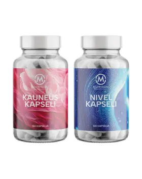 Settitarjous: M-Nutrition Nivelkapselit & Kauneuskapselit (240 kaps.)