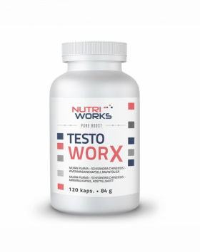 Nutri Works Testo WorX, 120 kaps.