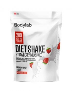 Bodylab Diet Shake, 1,1 kg, Strawberry Milkshake