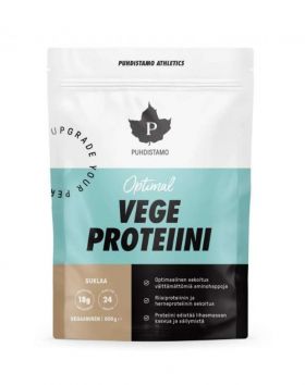 Puhdistamo Athletics Optimal Vege Proteiini, 600&nbsp;g, Suklaa