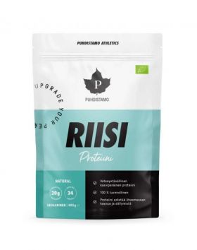 Puhdistamo Athletics Riisiproteiini 600&nbsp;g, Maustamaton
