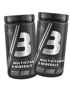 2 kpl BAO The TOTAL MULTIVITAMIN & MINERALS, 120 kaps.