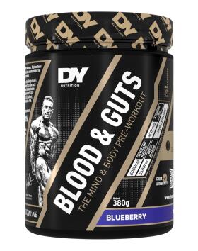 DY Nutrition Blood & Guts PWO, 380&nbsp;g, Blueberry