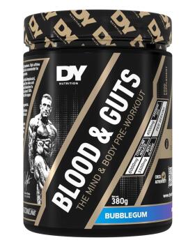 DY Nutrition Blood & Guts PWO, 380&nbsp;g, Bubble Gum