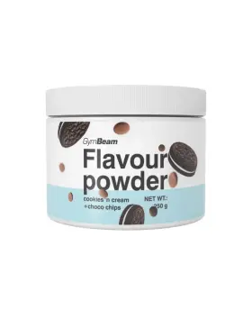 GymBeam Flavour Powder, 250 g, Cookies 'n Cream with Choco Chips
