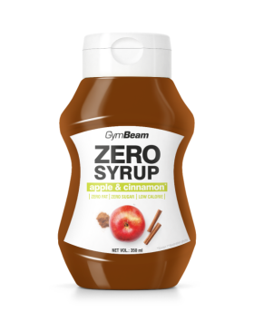 GymBeam Zero Syrup, 350ml, Apple & Cinnamon