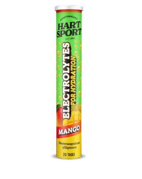 Hart-Sport Elektrolyyttiporeet, 20 tabl. (80&nbsp;g), Mango
