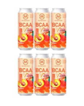 M-Nutrition BCAA-valmisjuoma, Peachy Summer Lemonade 6-pack