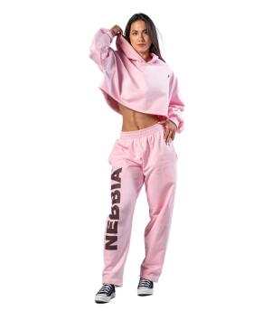NEBBIA Loose-Fit Baggy Pants Boyfriend Style 432, Pink