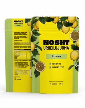Nosht Urheilujuomajauhe, Sitruuna, 350&nbsp;g