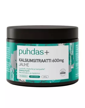 Puhdas+ Kalsiumsitraatti 600 mg (240&nbsp;g)