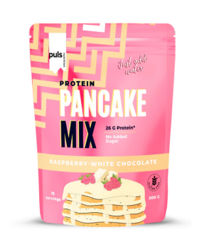 Puls Protein Pancake Mix, 500&nbsp;g, Raspberry White Chocolate