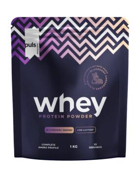 Puls Whey (Low Lactose), 1&nbsp;kg, Blueberry Cheesecake