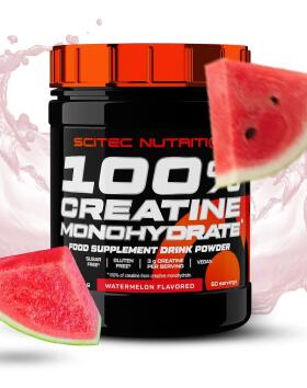 SCITEC 100 % Creatine Monohydrate, Flavoured, 300&nbsp;g