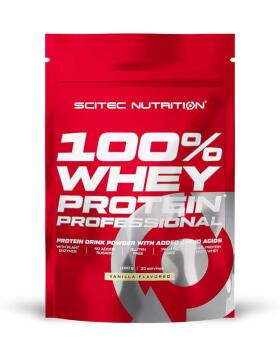 SCITEC 100% Whey Protein Professional 1000&nbsp;g (Bag), Vanilla