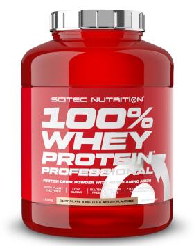 SCITEC 100% Whey Protein Professional, 1816&nbsp;g, Chocolate Cookies & Cream