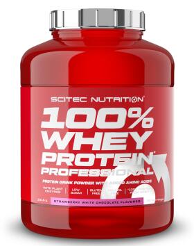 SCITEC 100% Whey Protein Professional, 1816&nbsp;g, Strawberry White Chocolate