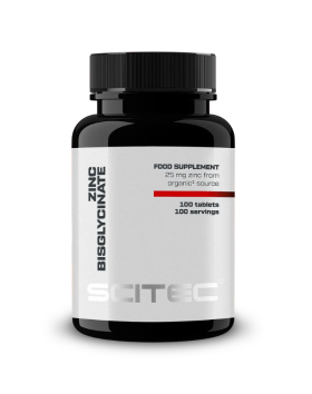 SCITEC Zinc Bisglycinate, 100 tabl.
