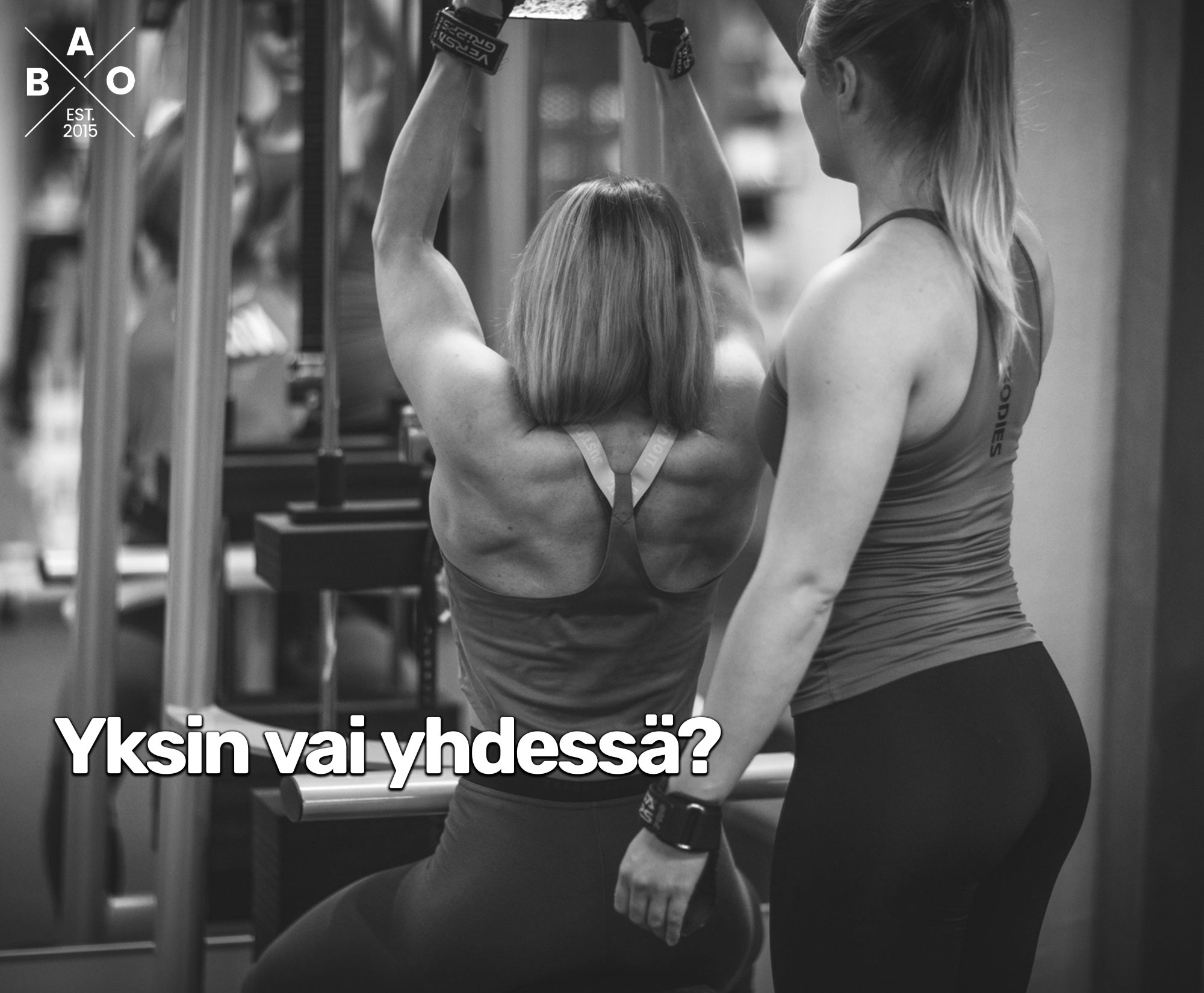 Yksin vai yhdessä?